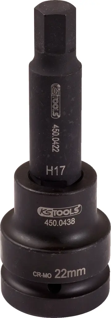 KS TOOLS – Douille longue à chocs 3/4" mâle, 24 mm – 450.0464