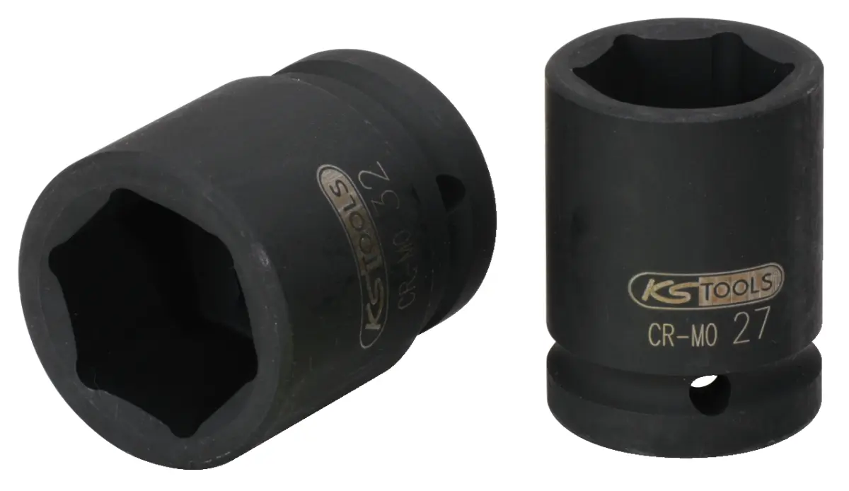KS TOOLS – Douille à chocs 6 pans 1 KS, 27 mm – 515.1727