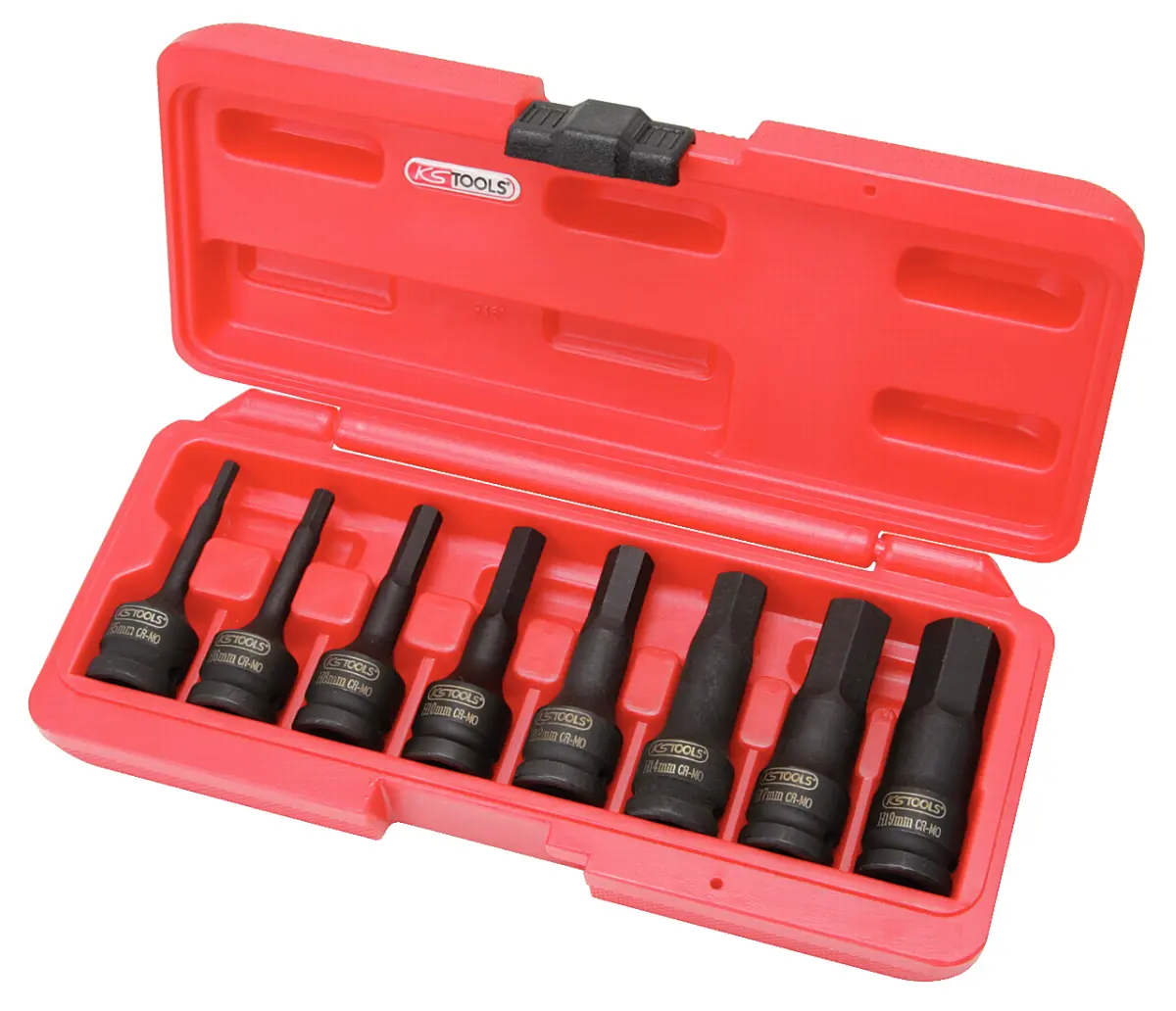 KS TOOLS – Jeu de douilles à chocs 6 pans KS 1/2" 8 pièces – 911.0902