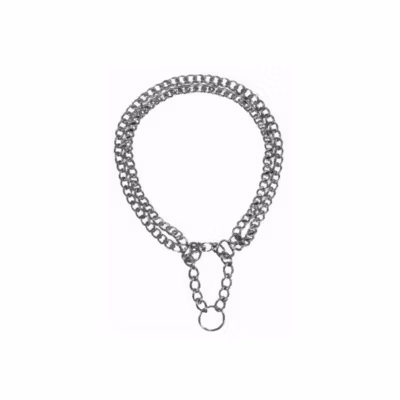 Collier éducation,  XL  65 cm/2,5 mm 2 rangs pour chien