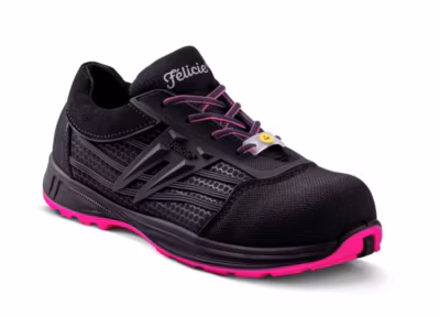Chaussure de sécurité femme ERIS S3 SRA ESD Gaston Mille noir/rose taille 37 – ERBN3-37