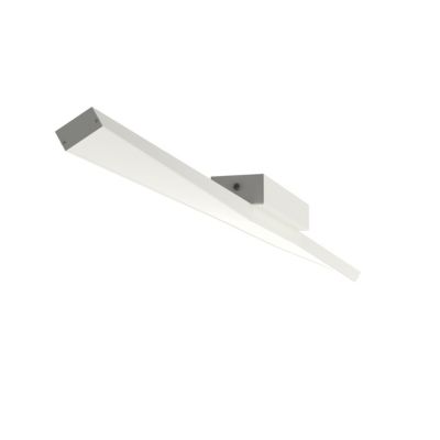LUMICOM – TORX 1X Plafonnier, STRIP LED, 17.4W/m, 4000K, metal, blanc, L100cm