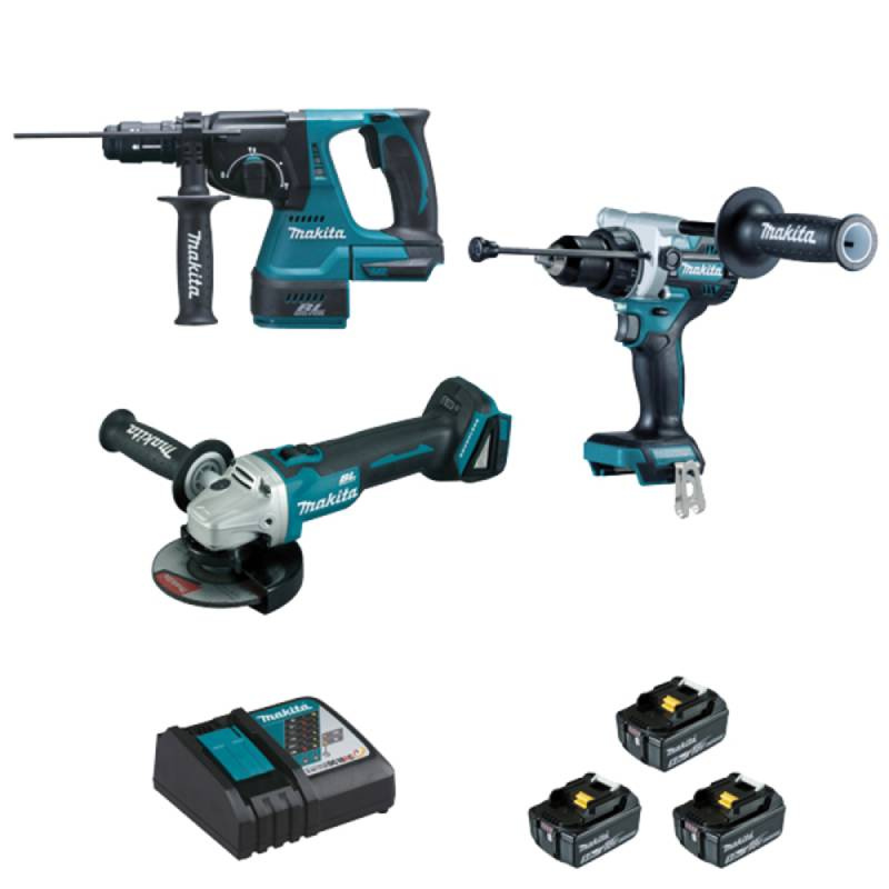 PACK 3 OUTILS 18V MAKITA DLX3157TJ
