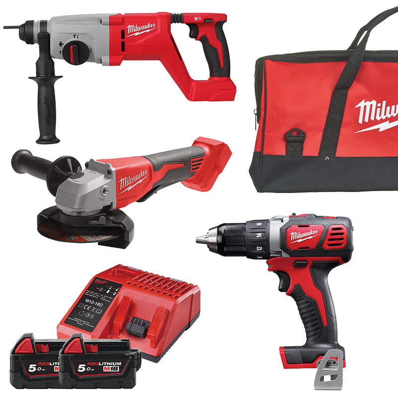 PACK TRIO MILWAUKEE ESSENTIEL M18 BLPP3FR-502B