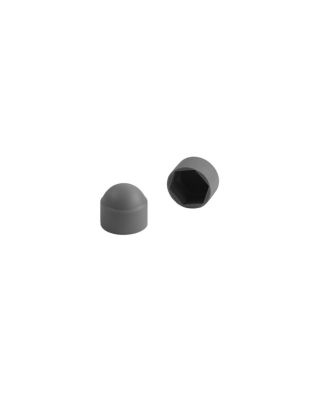Cache Ecrou ou cache tête vis Tête hexagonale TH M4 Polyéthylène Gris Sur plat 7 – 1 pièce