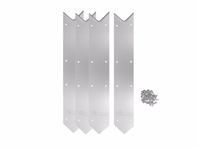 Kit finition margelles en angle pour piscine bois rectangulaire – Ubbink