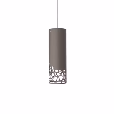 LUMICOM – ORGANIC Suspension, 1X E27, max 42W, métal, gris anthracite, H30cm