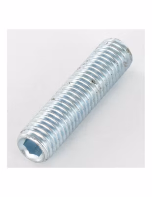 Vis métaux Sans tête six pans creux (sthc) Clé de 5 HC5 M10X20 Bout cuvette Acier zingué – 1 pièce