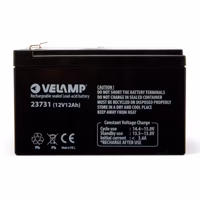 Batterie rechargeable au plomb 12V 12Ah