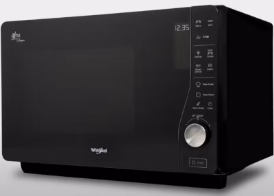 Four micro-ondes grill WHIRLPOOL MWF427NB – 25L – 800W – Décongélation, système CRISP, gril + micro-ondes