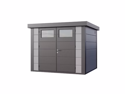 Abri de Jardin en Acier de 6,4 m² gris clair et anthracite – Classico Telluria 2724