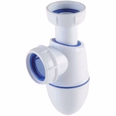 Siphon d&rsquo;évier double GIRPI – sortie 40 – joints imperdables et réglables