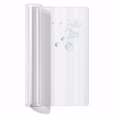 Tapis de protection transparent Wallfluent 90×45 cm Verre souple pour plan de travail table et sol 1 pcs