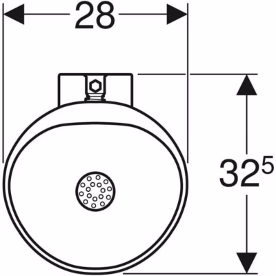 Pack urinoir pour effet d&rsquo;eau AUBAGNE 2 en céramique – GEBERIT – 08363900000300