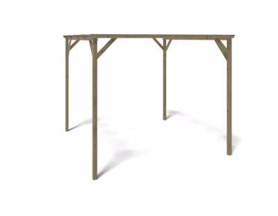 Carport, abri de voiture  3×3 m – 9 m2 – CAR12