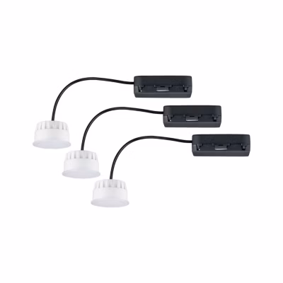 ENC Choose Lot 3 Coin WhiteSwitch LED 3×6,5W 580lm 2700K 51mm synthétique