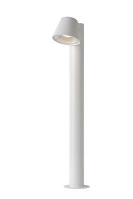 Borne extérieur DINGO-LED en métal avec 1xGU10 – Blanc – Lucide