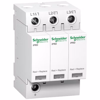 A9l40321 Schneider – Parafoudre Triphasé De Type 2 Iprd40r – 40ka – Report De Signalisation