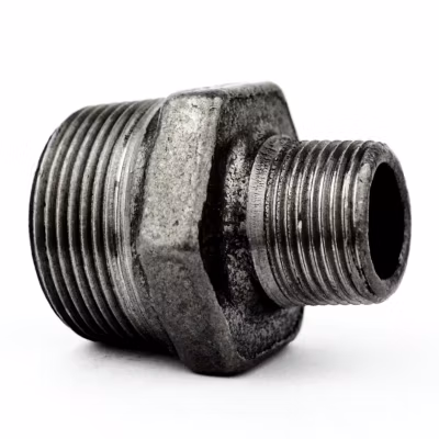 Mamelon réduit fonte noire – 33x42mm (1 »1/4) – 15x21mm (1/2 »)
