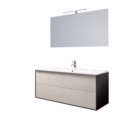 Ensemble de salle de bain 4 pièces IGEA havane pierre