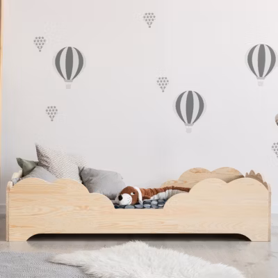 Lit 90×200 sommier inclus Josy Bois