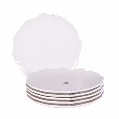 Assiette à dessert Ginkgo 20 cm (lot de 6)