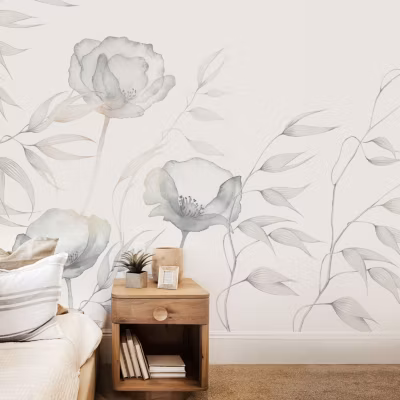 Papier peint panoramique Souffle de légèreté, Beige 150 x 250cm