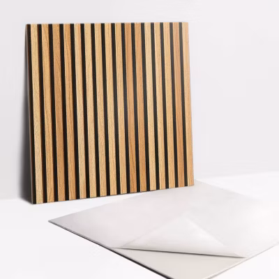 Carreaux vinyle Tulup 30×30 cm Planches en bois lamelles 9 pcs
