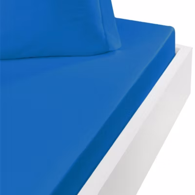 Drap housse en coton bonnet 30 cm Océan 90×190 cm STUDIO
