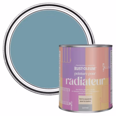 Peinture Bleue pour Radiateur, Finition Satinée – RUST-OLEUM – Océan 750ml