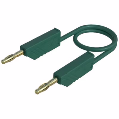 Hirschmann Test & Measurement MLN 50/2,5 GN – Cordon de mesure banane 4 mm 0,50 m vert