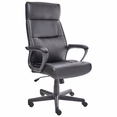 Fauteuil de bureau GURU Cuir PU Noir