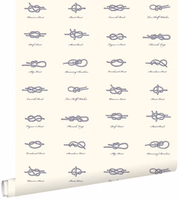 ESTAhome papier peint nœuds gris 53 cm x 10.05 m