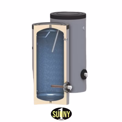 Ballon ECS émaillé BEC 500L – sans serpentin – Sunny Habitat