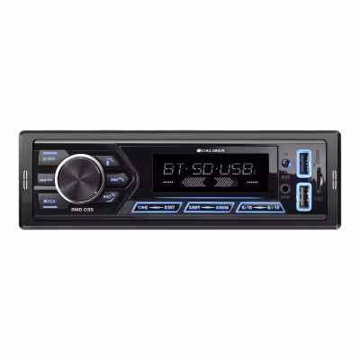 Autoradio Caliber RMD035 avec Bluetooth, USB SD AUX FM, Appels mains libres, Port de chargement USB, 4 x 55 Watt