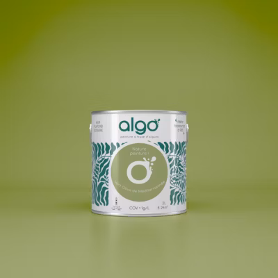 Peinture Algo – Vert olive de Méditerrannée – 5L – Satin