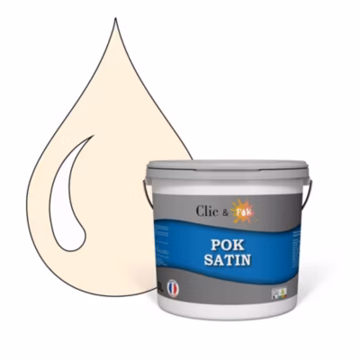 Peinture murs intérieurs satinée- Cuisine & Salle de bain POK SATIN – Rose Pêche 50m² – 5L