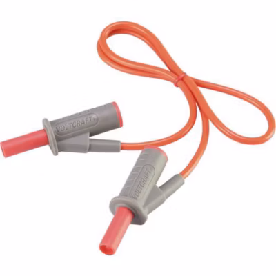Cordon de mesure de sécurité MSB-501, 4 mm banane mâle – 4 mm banane mâle, 10 A, accessoire de mesure pour électricien, lot de 1.