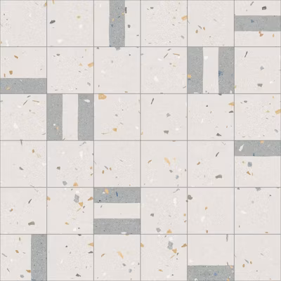 Carrelage sol / mur effet terrazzo 20×20 cm Croccante Granola Arandan