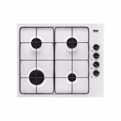 FAURE Table de cuisson gaz 4 brûleurs dont 1 rapide 3 kW – FGH62414WA