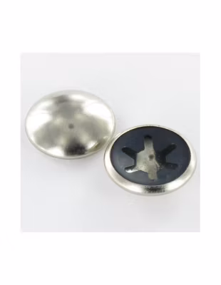Rondelle de blocage avec capuchon ARANLOCK pour axe de diamètre 4 capuchon de 12 Acier nickelé – 1 pièce