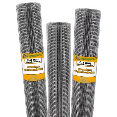 80m x 1m volière treillis métallique treillis campagnol treillis métallique 6,3mm Aquagart