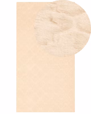 Tapis en fausse fourrure GHARO Beige 80 x 150 cm