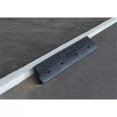 Aidapt VA144S – Rampe de bordure en caoutchouc  – 4&Prime; 100 haute Aidapt (Ensemble de 2)