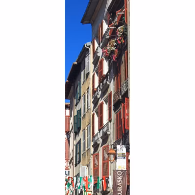 Tableau sur toile rue bayonne 30×97 cm Fabriqué en France