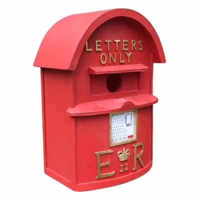 Nichoir boite à lettres britannique rouge