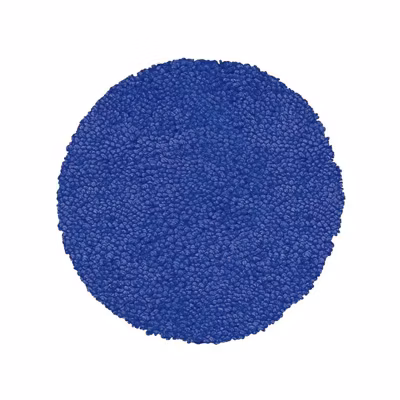 Tapis de bain rond microfibre HIGHLAND 110cm Bleu marine Spirella