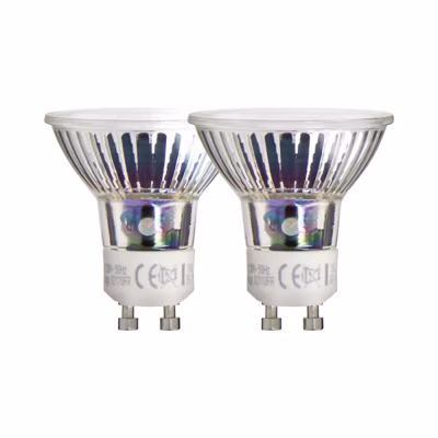 Xanlite – Lot de 2 ampoules SMD LED, culot GU10, 520 Lumens, équivalence 75W, 2700 Kelvins, Blanc chaud – PACK2VG75S