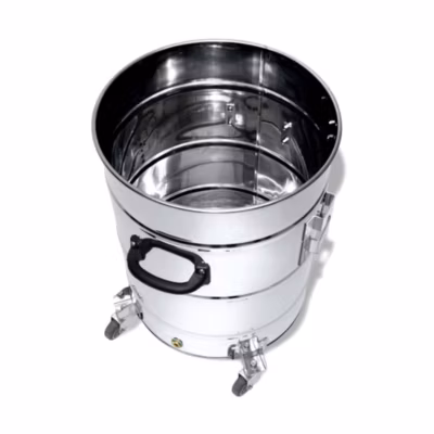 Cuve en acier inoxydable 100 L (réf. 40708380) Karcher, deux hauteurs de rangement, compatible IVC et IV. Pack de 20.