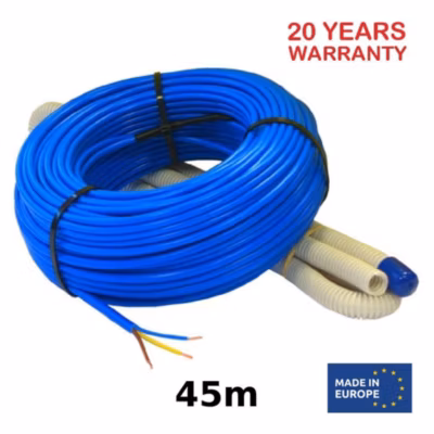 Câble chauffant 45 m THC20-45, 20 W/m, 230 V, 900 W